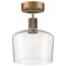 Access Lighting Port Nine Chardonnay, Chardonnay LED SemiFlush, Antique Brushed Brass Finish, Seeded Glass 63147LEDD-ABB/SDG - alternate 5